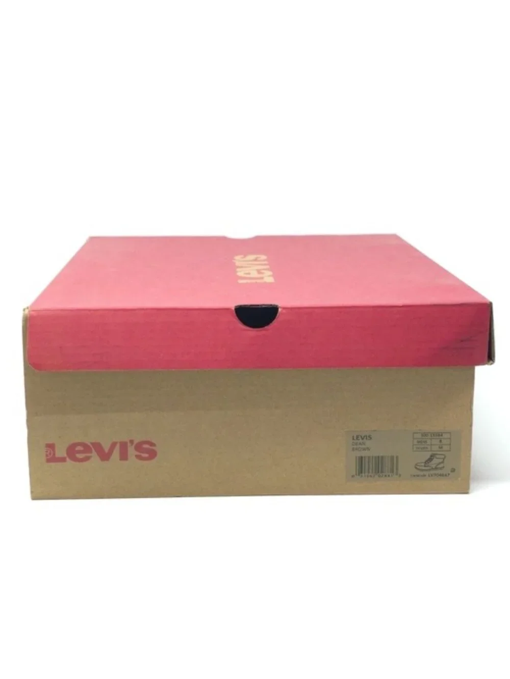 Levi’s Dean Brown Synthetic Leather Moc Toe Boots Size 8M
